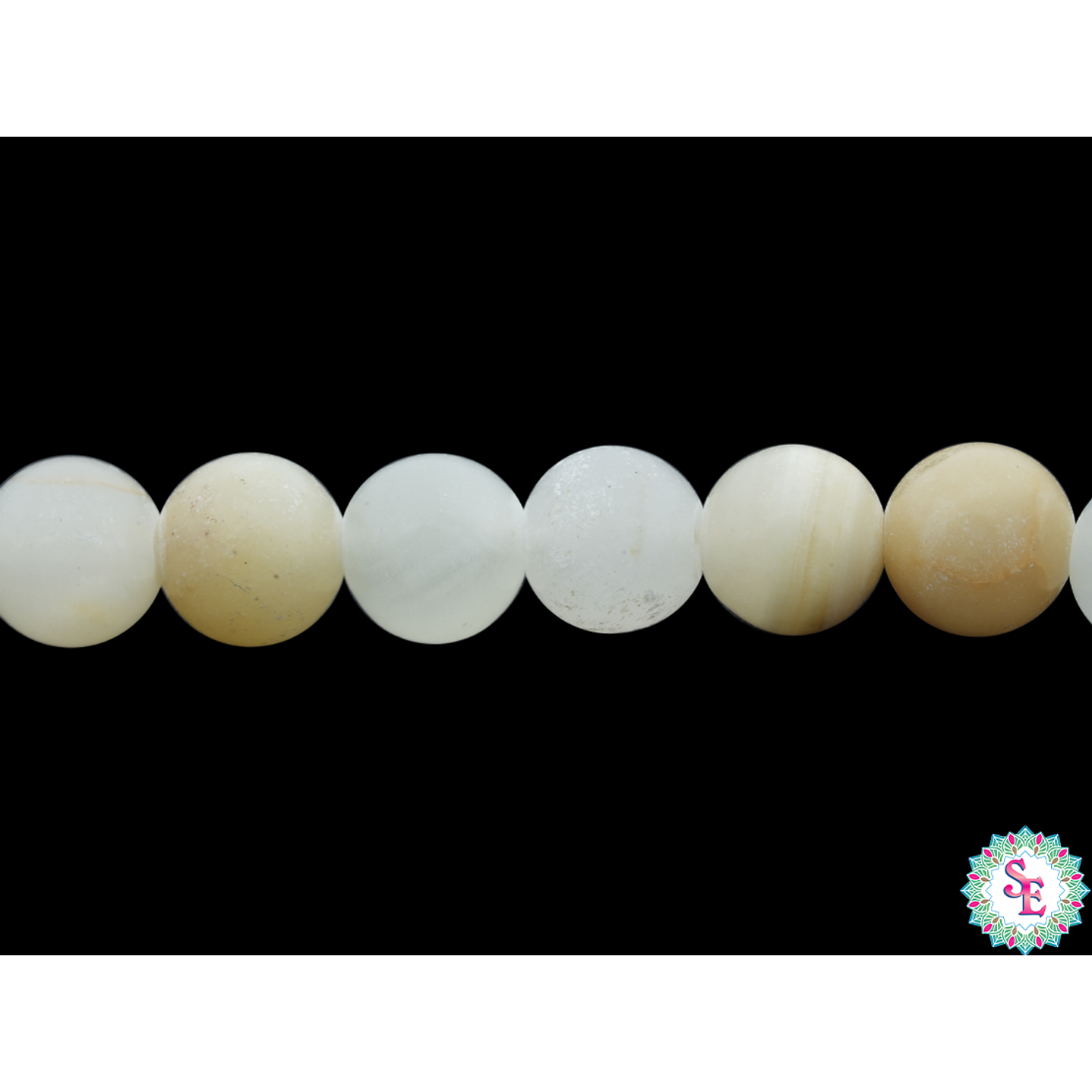 PIEDRA NATURAL LISA JADE AMARILLO # 8MM 1