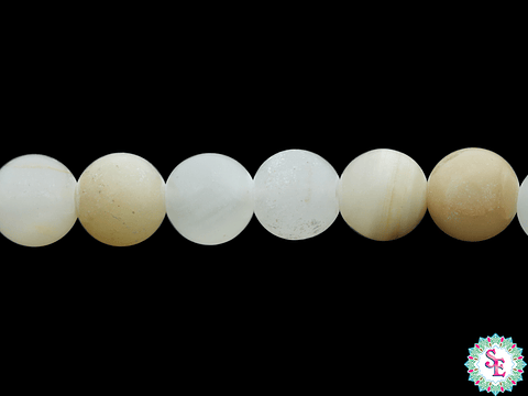 PIEDRA NATURAL LISA JADE AMARILLO # 8MM