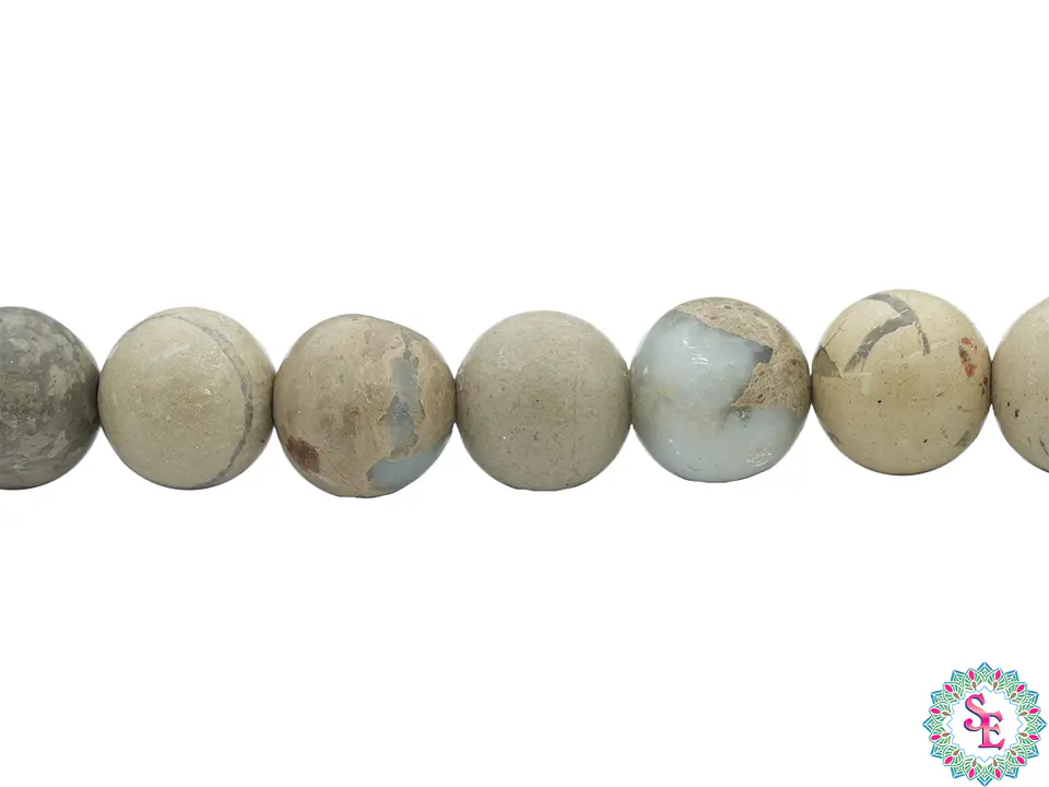 PIEDRA NATURAL LISA JASPER SERPENTINA # 8MM 1