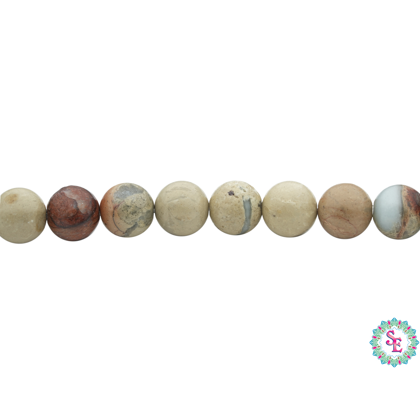 PIEDRA NATURAL LISA JASPER SERPENTINA 6MM 1