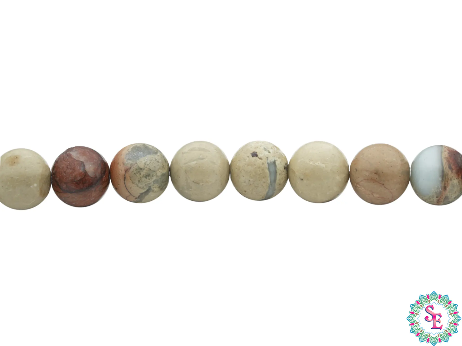 PIEDRA NATURAL LISA JASPER SERPENTINA 6MM 1
