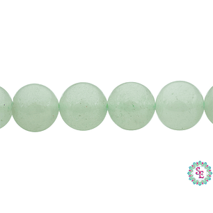 PIEDRA NATURAL LISA AVENTURINA # 10MM