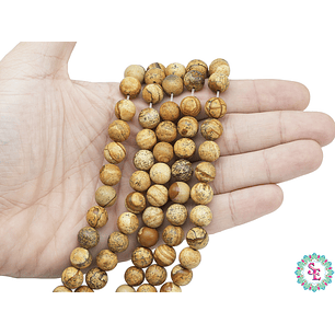 PIEDRA NATURAL LISA JASPER MADERA # 10MM