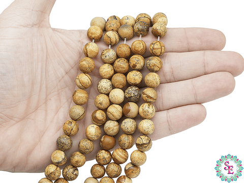 PIEDRA NATURAL LISA JASPER MADERA # 10MM