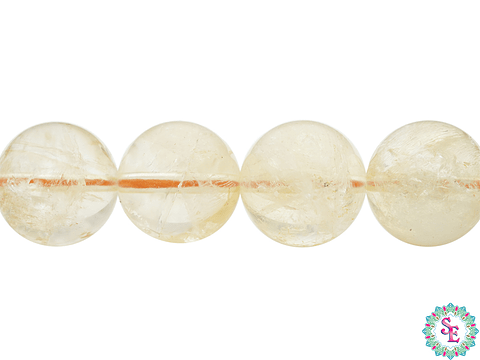 PIEDRA NATURAL LISA CITRINO # 12MM