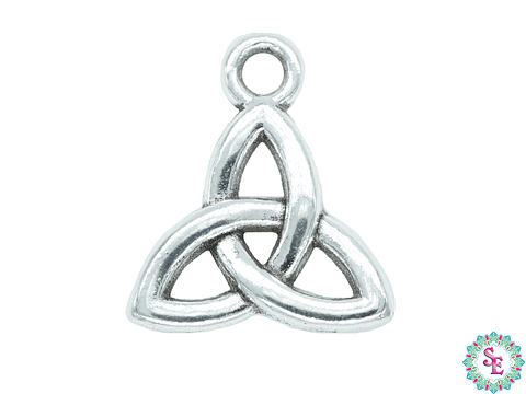 SAMAK PLATEADA DIJE AMULETO CELTA 13MM 