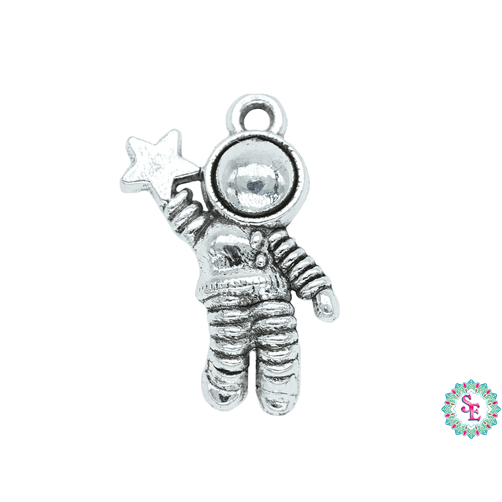 SAMAK PLATEADA DIJE 122 ASTRONAUTA 20MM  1