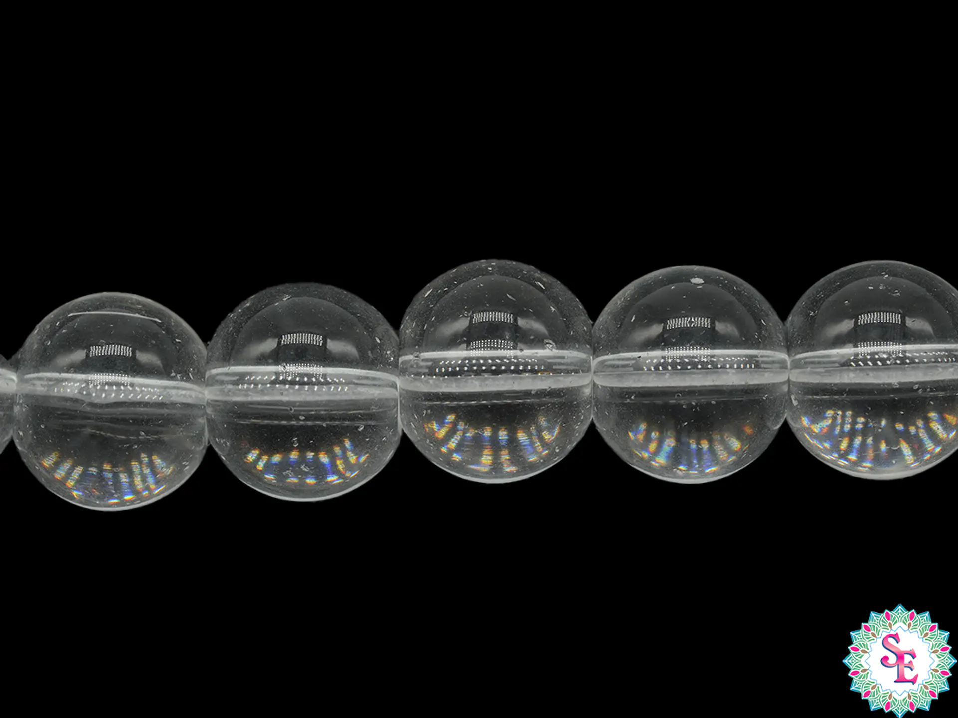 CRISTAL VIDRIO REDONDO LISO TRANSPARENTE # 8MM 1