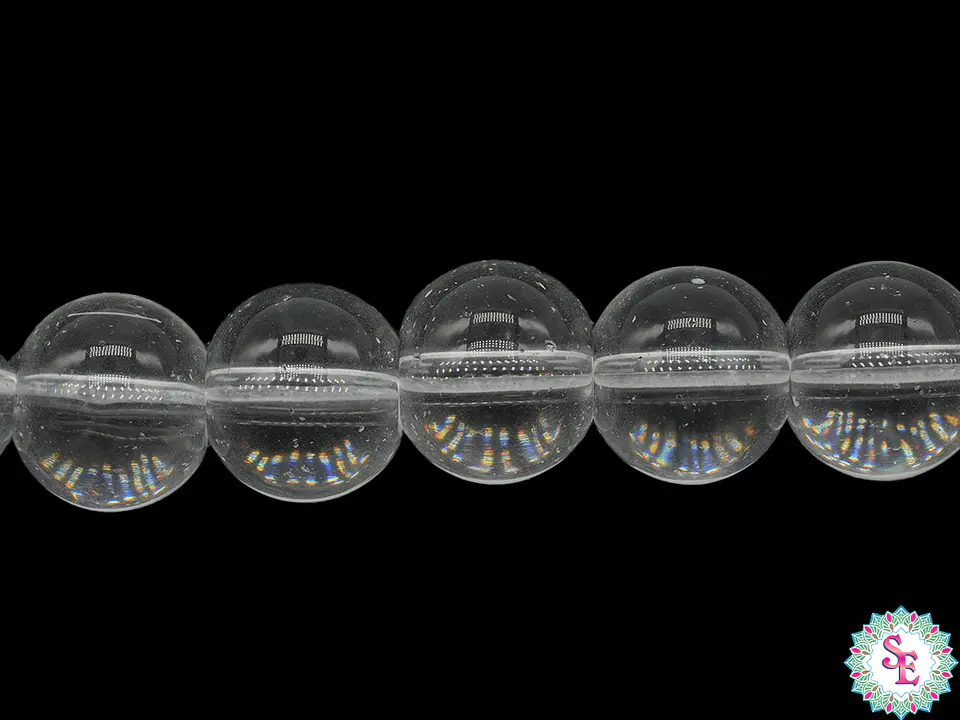 CRISTAL VIDRIO REDONDO LISO TRANSPARENTE # 8MM 1