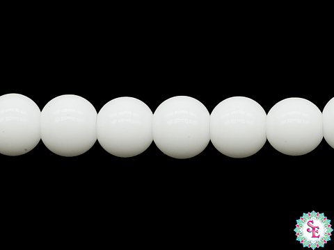 CRISTAL VIDRIO REDONDO LISO BLANCO # 6MM