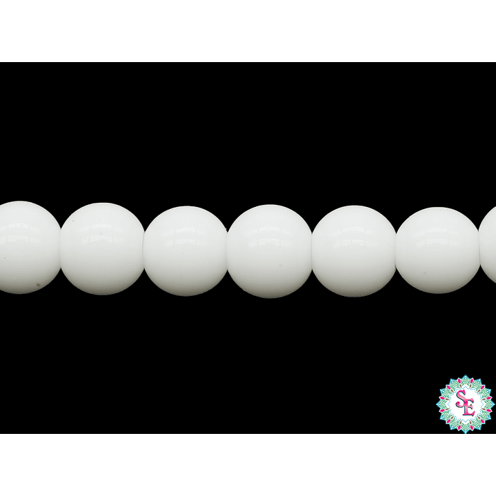 CRISTAL VIDRIO REDONDO LISO BLANCO # 6MM 1