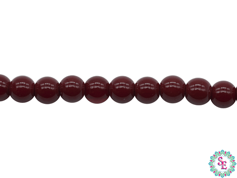 CRISTAL VIDRIO REDONDO LISO VINOTINTO # 4MM