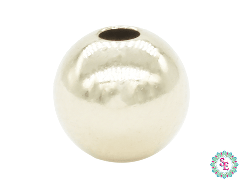 ORO LAMINADO DORADO BALIN 6MM 18K 