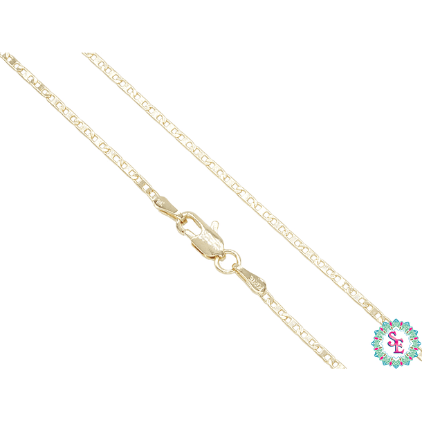 18K GOLD LAMINATED LADDER CHAIN 1.5M BY 45CM 1