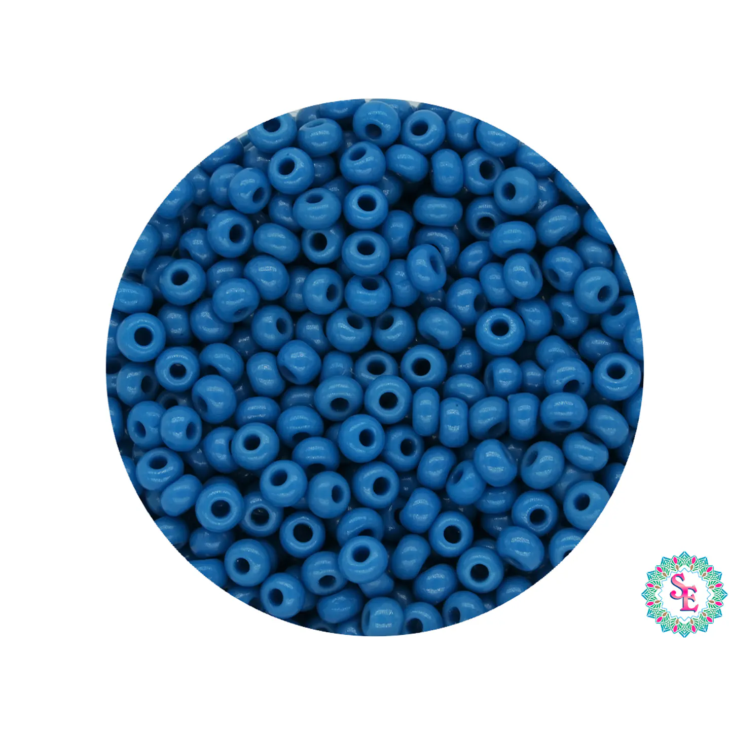 CHAQUIRA CHECA 10/0 (2MM) AZUL PETROLEO PAQUETE X 20 GRAMOS (2020 UND APROX) 1