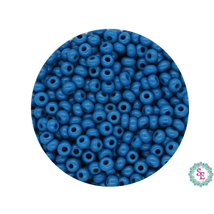 CHAQUIRA CHECA 10/0 (2MM) AZUL PETROLEO PAQUETE X 20 GRAMOS (2020 UND APROX) 1