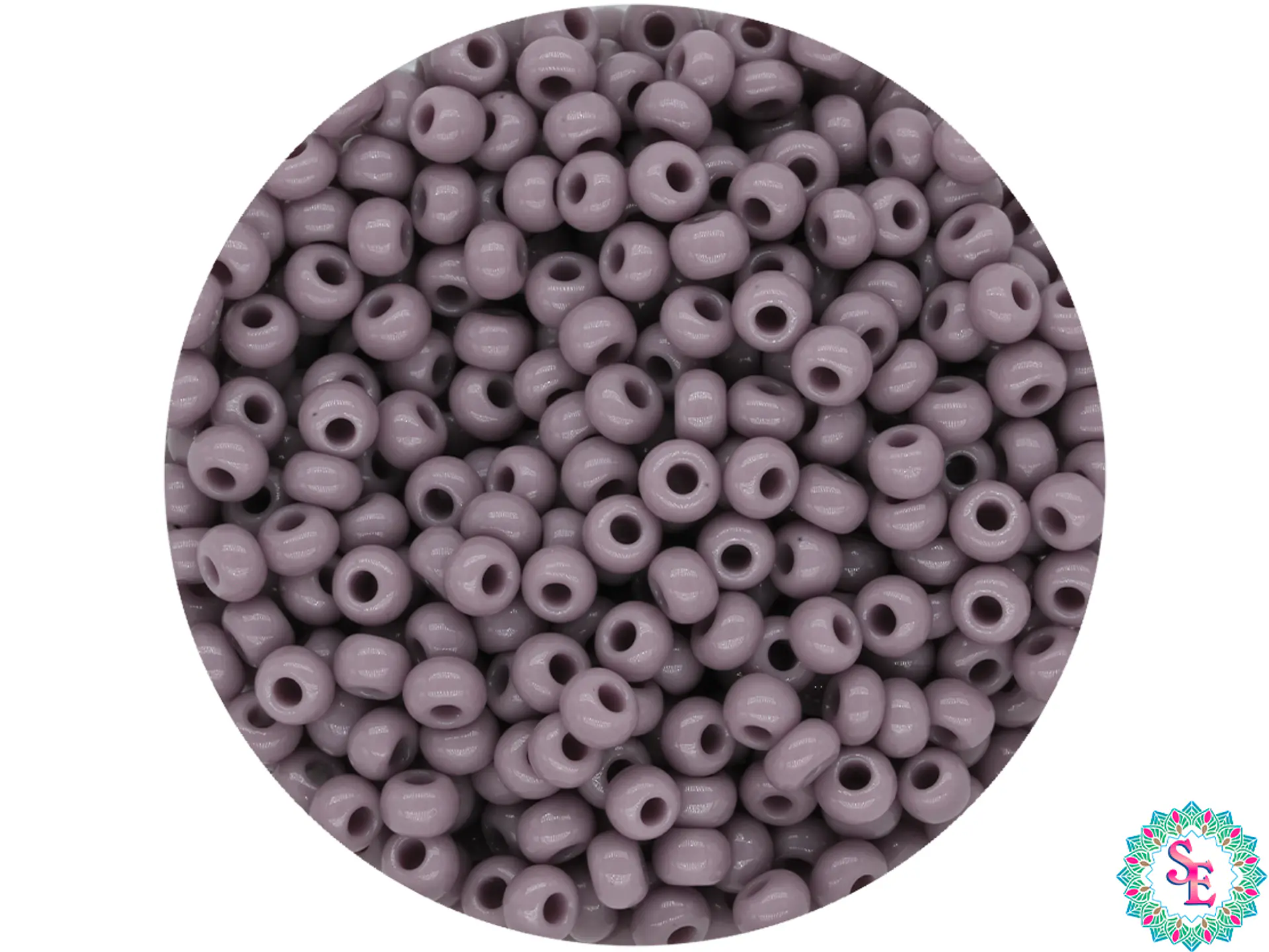 CHAQUIRA CHECA 10/0 (2MM) MORADO CLARO PAQUETE X 20 GRAMOS (2020 UND APROX) 1