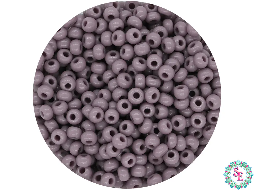 CHAQUIRA CHECA 10/0 (2MM) MORADO CLARO PAQUETE X 20 GRAMOS (2020 UND APROX) 1