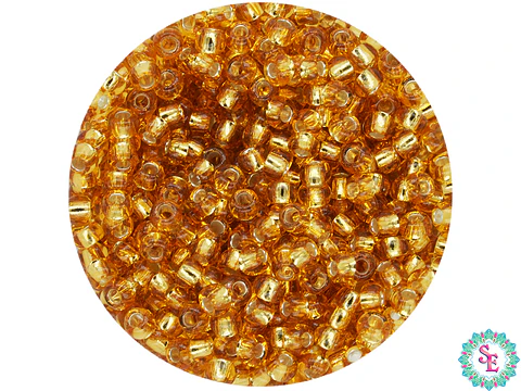CHAQUIRA CHECA 10/0 DORADO OSCURO X 20 GRAMOS 