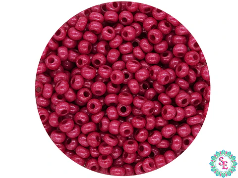 CHAQUIRA CHECA 10/0 (2MM) MORA TEÑIDO X 20 GRAMOS (2020 UND APROX)