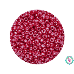 CZECH BEADS 10/0 (2MM) RED PEARL X 20 GRAMS (2020 UND APPROX)