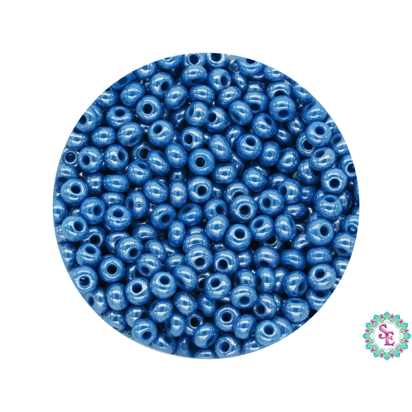 CZECH BEADS 10/0 (2MM) LIGHT BLUE PEARL X 20 GRAMS (2020 UND APPROX) 1