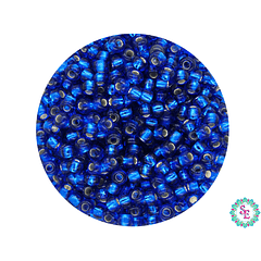 CZECH BEADS 10/0 (2MM) DIAMOND KING BLUE PACKAGE X 20 GRAMS (2020 UND APPROX)