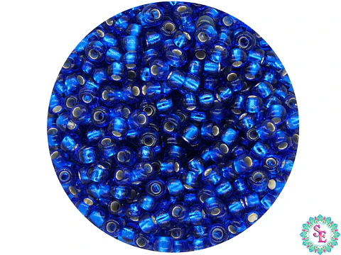 CZECH BEADS 10/0 (2MM) DIAMOND KING BLUE PACKAGE X 20 GRAMS (2020 UND APPROX)