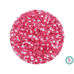 CZECH BEADS 10/0 (2MM) BRIGHT PINK PACKAGE X 20 GRAMS (2020 UND APPROX)