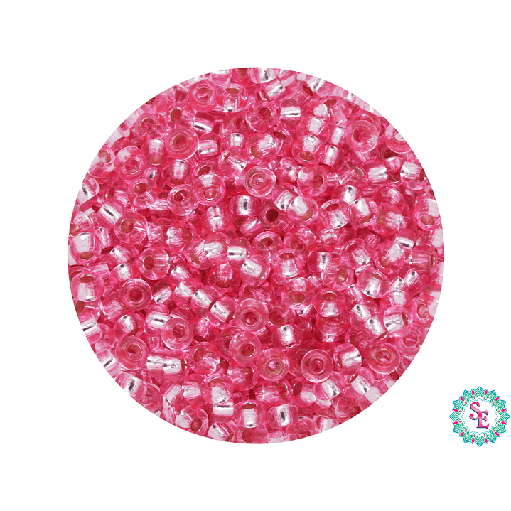 CZECH BEADS 10/0 (2MM) BRIGHT PINK PACKAGE X 20 GRAMS (2020 UND APPROX) 1