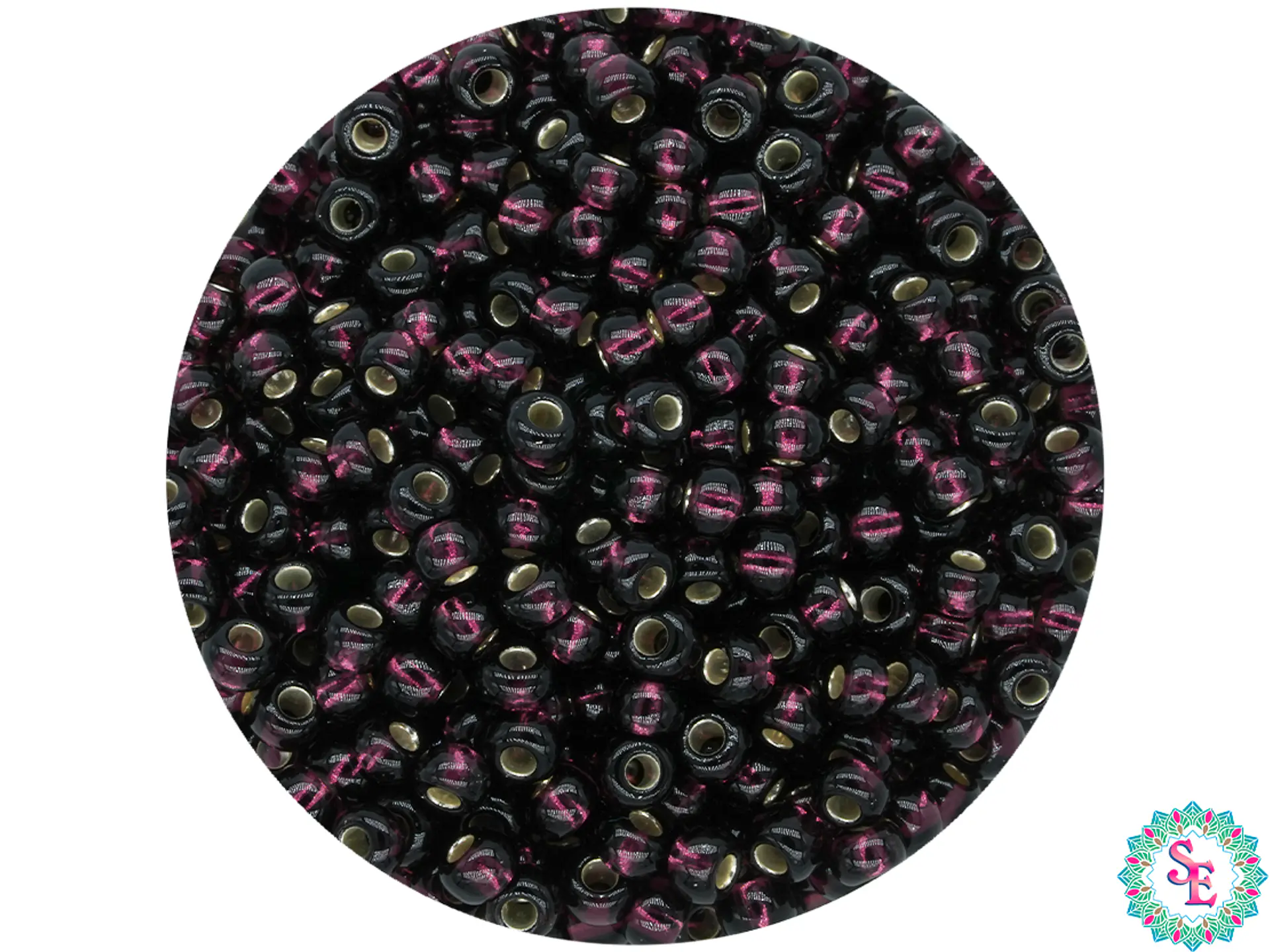 CZECH BEADS 10/0 (2MM) BRILLIANT PURPLE X 20 GRAMS (2020 UND APPROX) 1