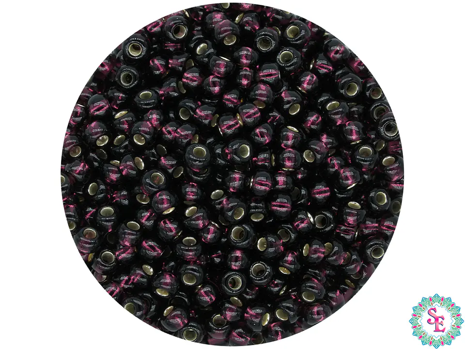 CZECH BEADS 10/0 (2MM) BRILLIANT PURPLE X 20 GRAMS (2020 UND APPROX) 1