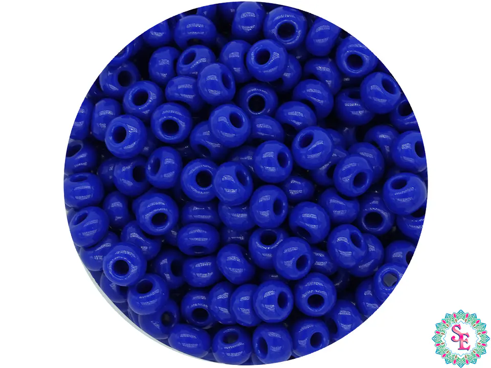 CZECH BEADS 8/0 (3MM) KING BLUE X 20 GRAMS (792 UND APPROX) 1