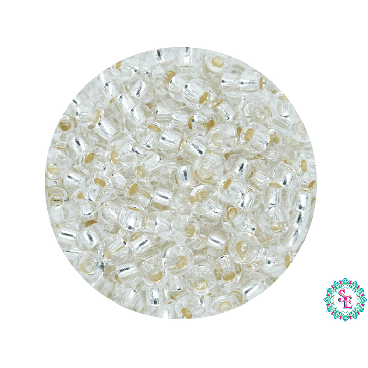 CHAQUIRA CHECA 8/0 (3MM) PLATEADO X 20 GRAMOS  (792 UND APROX) 1