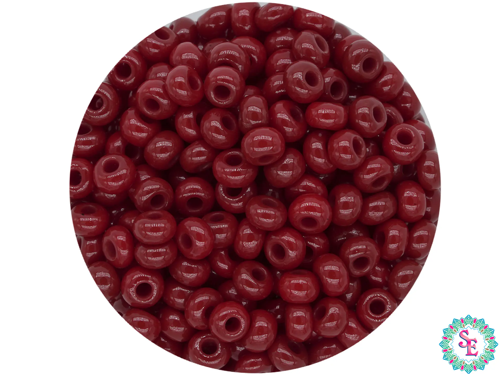CZECH BEADS 8/0 (3MM) RED WINE X 20 GRAMS (792 UND APPROX) 1