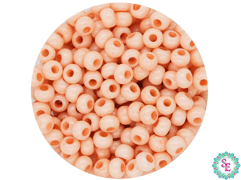 CZECH BEADS 8/0 (3MM) PINKWOOD -1 X 20 GRAMS (792 UND APPROX)