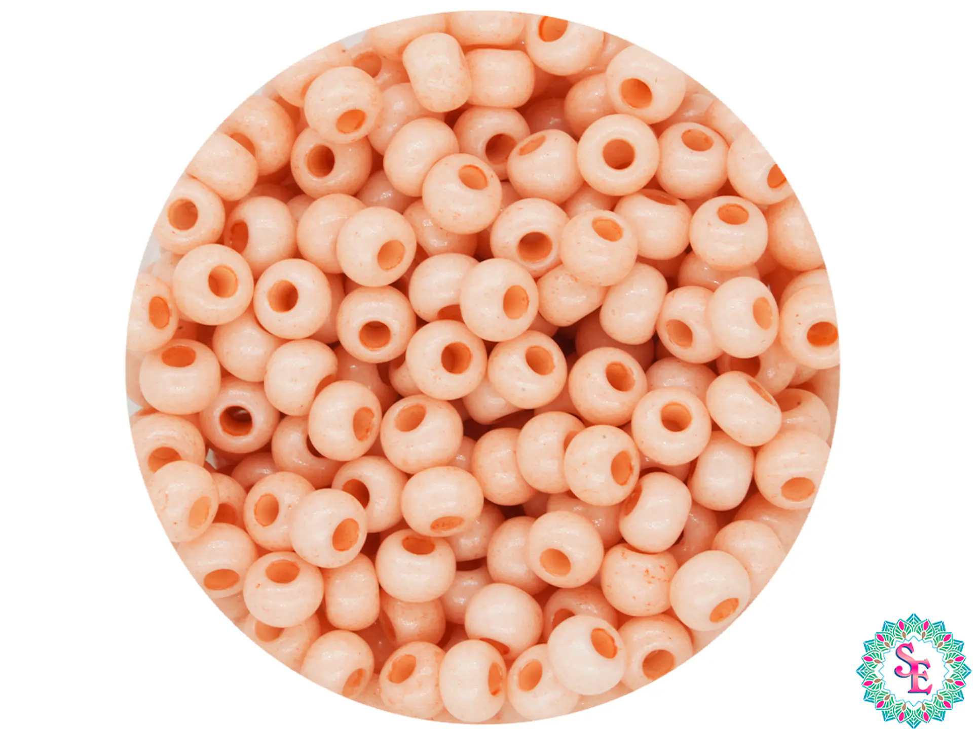 CHAQUIRA CHECA 8/0 (3MM) PALO ROSA -1 X 20 GRAMOS (792 UND APROX) 1
