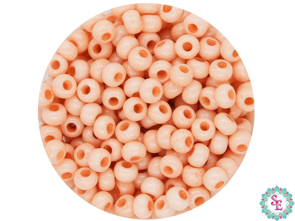 CHAQUIRA CHECA 8/0 (3MM) PALO ROSA -1 X 20 GRAMOS (792 UND APROX) 1