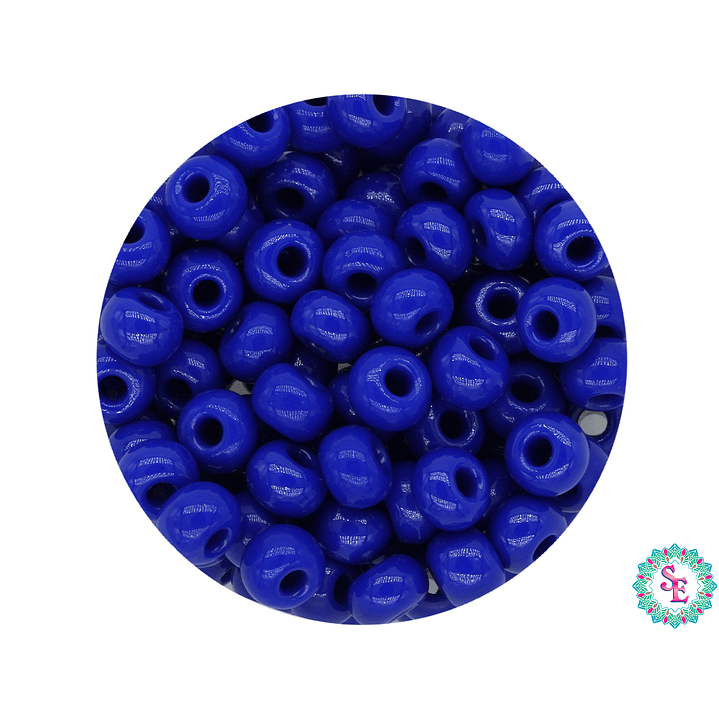 CZECH BEADS 6/0 (4MM) KING BLUE X 20 GRAMS (296 UNIT APPROX) 1