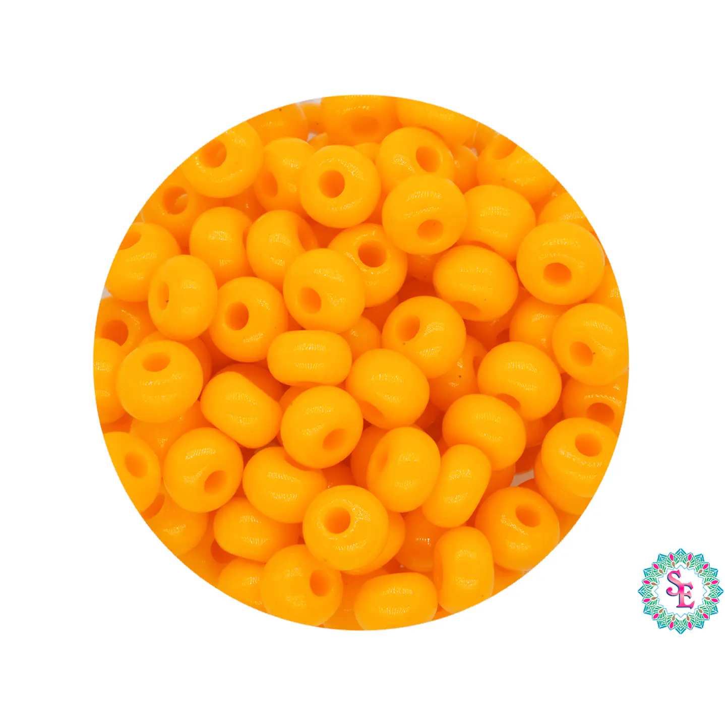 CHAQUIRA CHECA 6/0 (4MM) ZANAHORIA X 20 GRAMOS (296 UND APROX) 1
