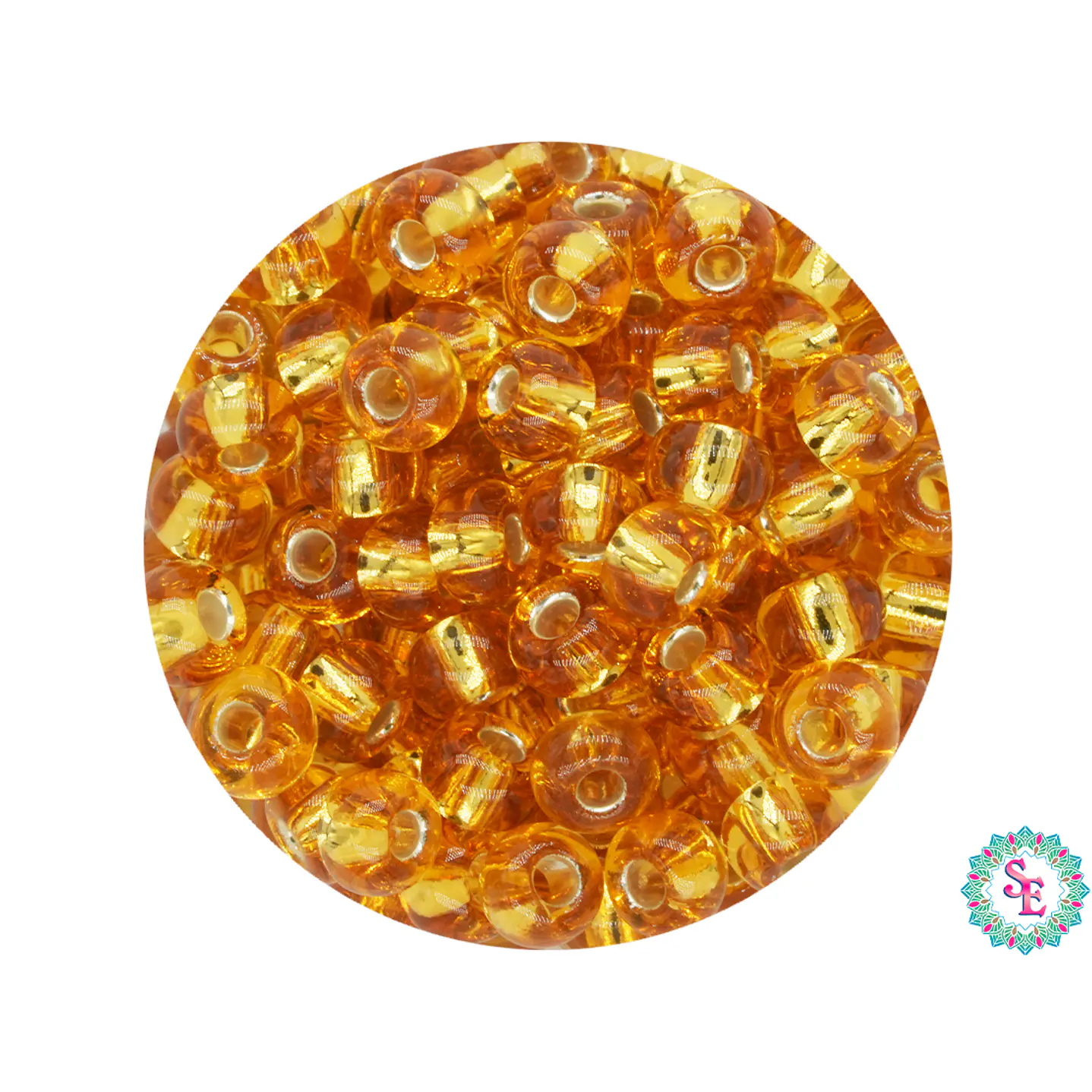 CHAQUIRA CHECA 6/0 (4MM) DORADO OSCURO (296 UND APROX) 1
