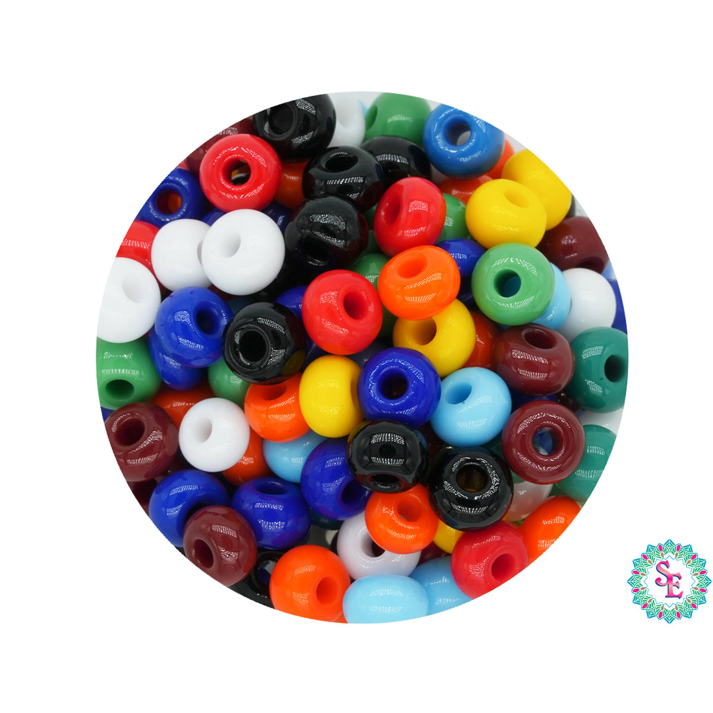 CHAQUIRA CHECA 6/0 (4MM) MIX X 20 GRAMOS (296 UND APROX) 1