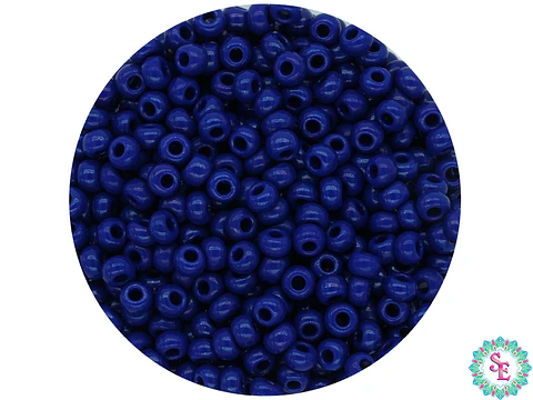 CZECH BEADS 10/0 (2MM) DARK BLUE PACKAGE X 20 GRAMS (2020 UND APPROX)
