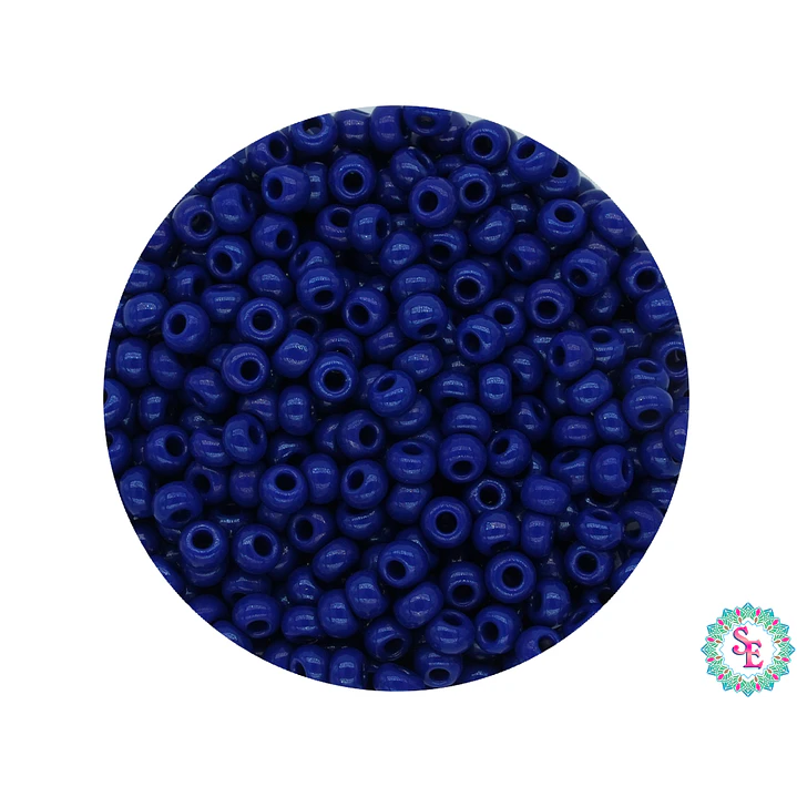 CZECH BEADS 10/0 (2MM) DARK BLUE PACKAGE X 20 GRAMS (2020 UND APPROX) 1