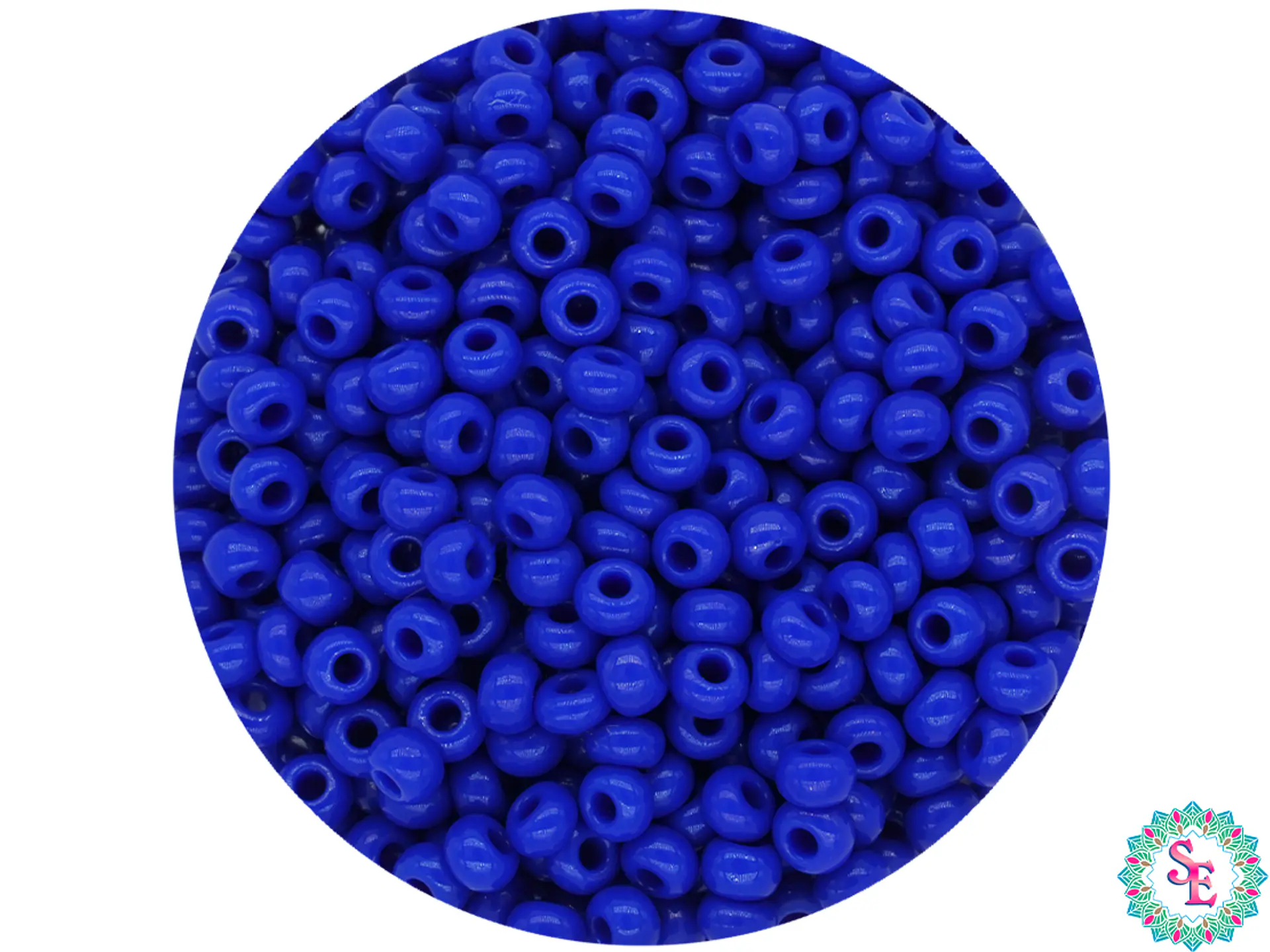 CHAQUIRA CHECA 10/0 (2MM) AZUL REY X 20 GRAMOS (2020 UND APROX) 1