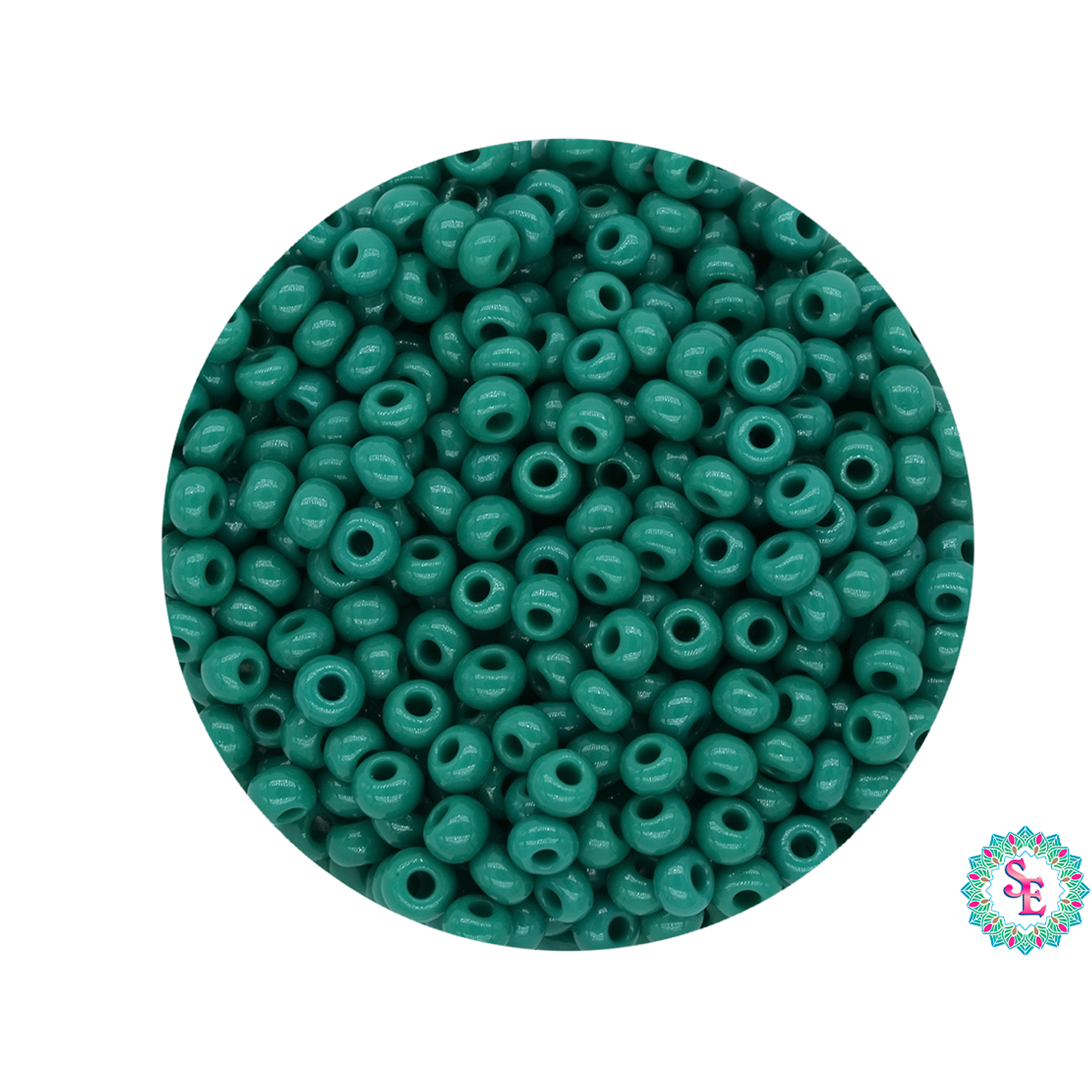 CZECH BEADS 10/0 (2MM) PINE GREEN X 20 GRAMS (2020 UND APPROX) 1