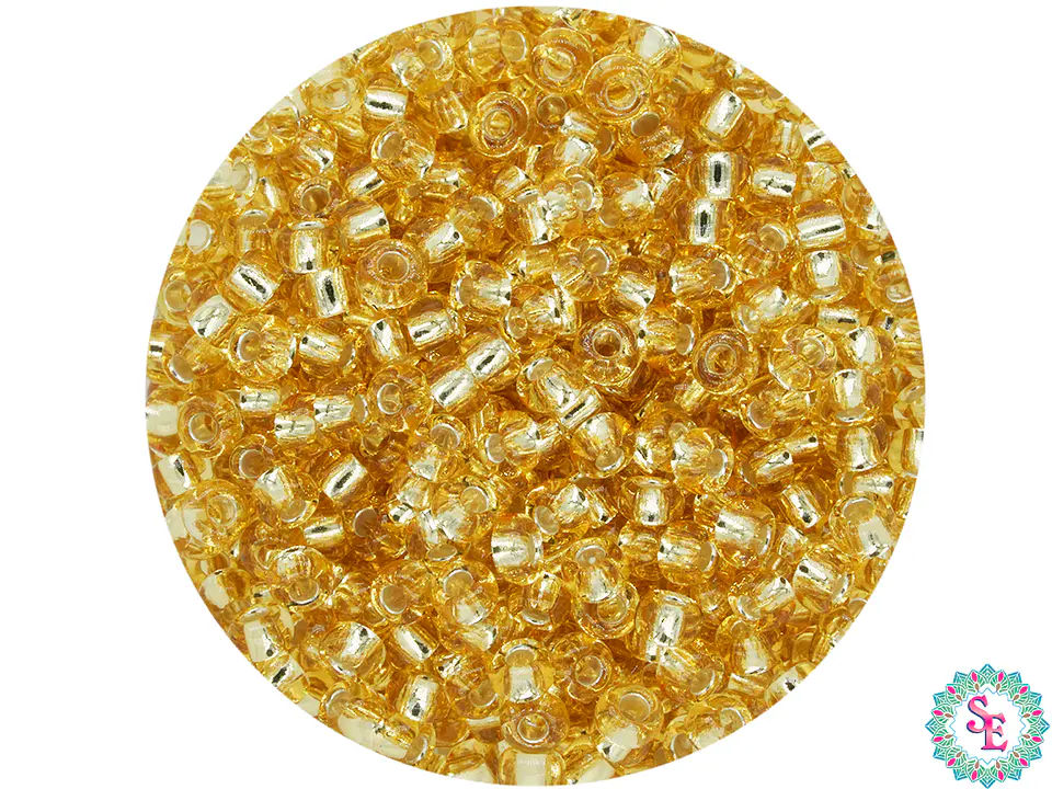 CZECH BEADS 10/0 (2MM) GOLDEN PACKAGE X 20 GRAMS (2020 UND APPROX) 1