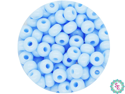CZECH BEADS 6/0 SKY BLUE X 20 GRAMS