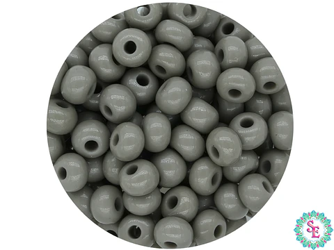 CHAQUIRA CHECA 6/0 GRIS X 20 GRAMOS X 20 GRAMOS (296 UND APROX)
