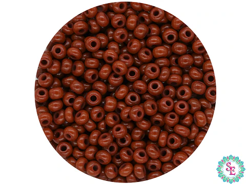 CZECH BEADS 10/0 (2MM) LIGHT BROWN PACKAGE X 20 GRAMS (2020 UND APPROX)